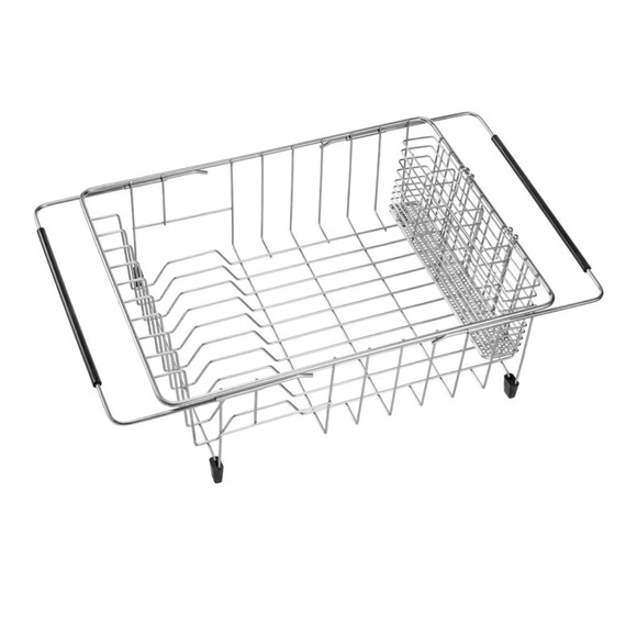 SANNO Expandable in Sink Dish Drying Rack, Rustproof Stainless Steel - Brand New - Picture 1 of 6